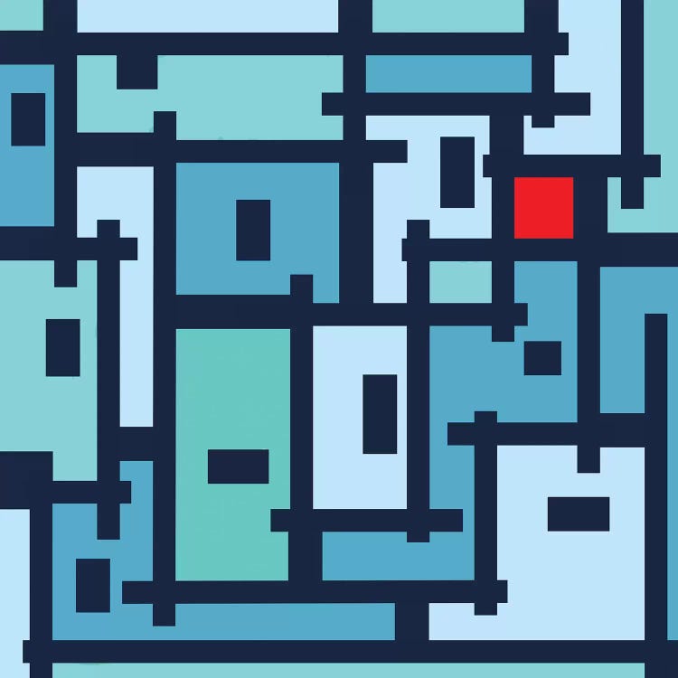 Urban Abstract For OT by Barruf wall art
