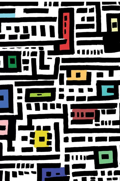 Linear Abstract: Urban Cat Affairs by Barruf