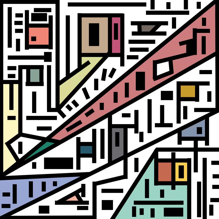 Urban Connections Of Vanity by Barruf wall art