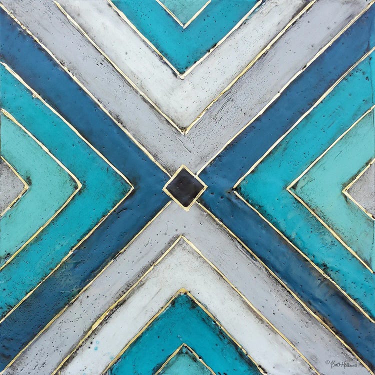 Geometric Common Ground by Britt Hallowell wall art