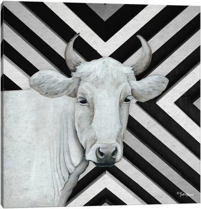 January Cow I Canvas Art Print