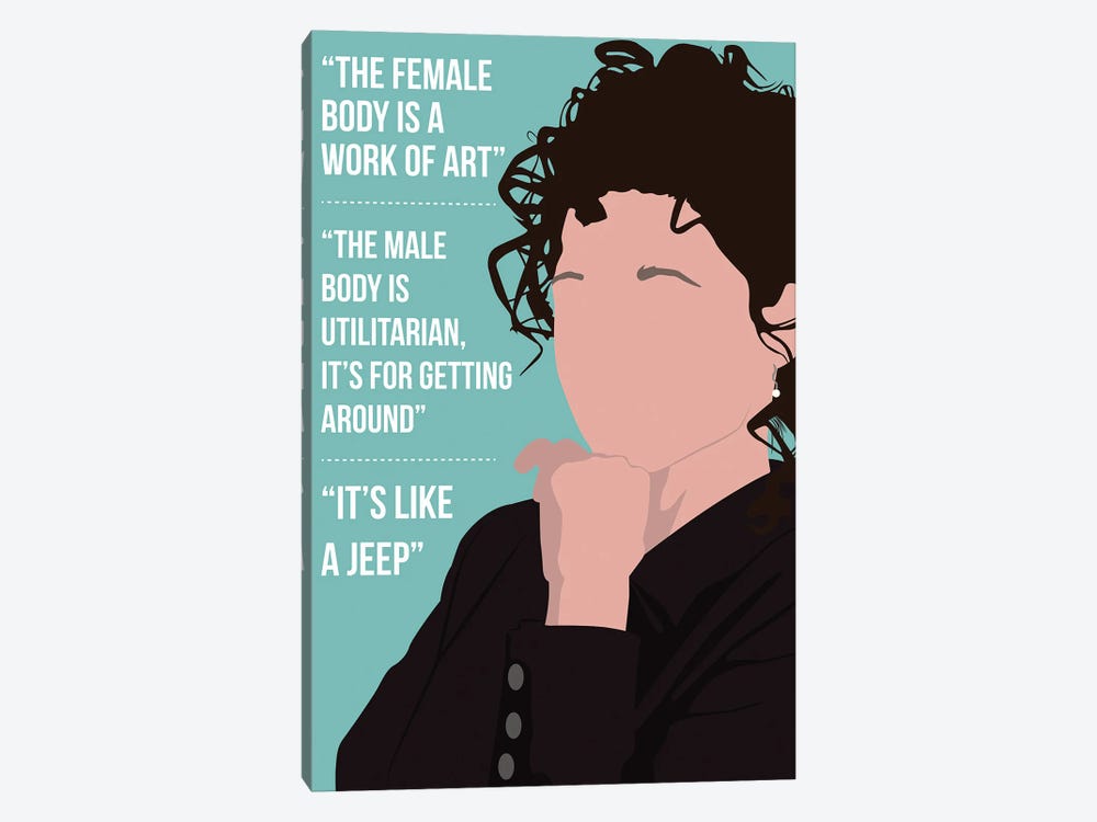 Elaine Benes - Seinfeld by BoRiljana 1-piece Canvas Print