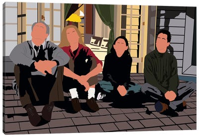 3rd Rock From The Sun Canvas Art Print - Sitcoms & Comedy TV Show Art