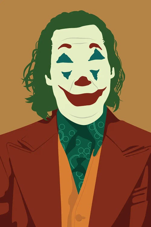 Joaquin Phoenix Joker Canvas Print by BoRiljana | iCanvas