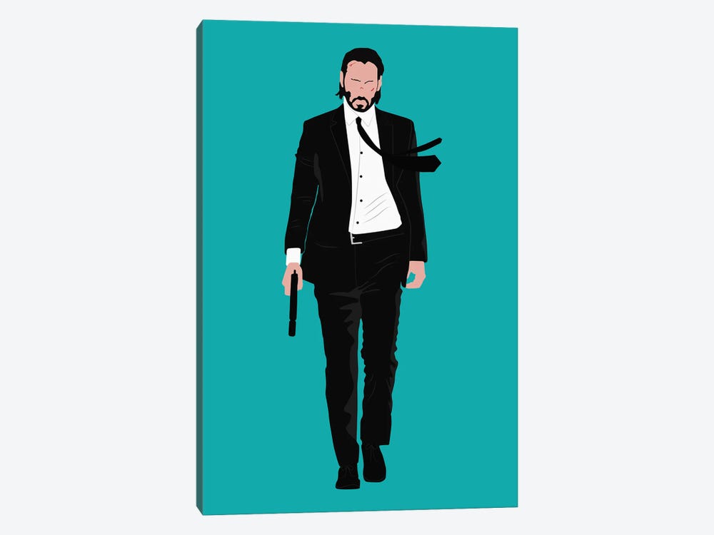 Keanu Reeves - John Wick by BoRiljana 1-piece Canvas Print