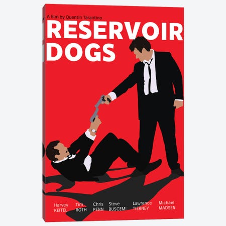 Reservoir Dogs Canvas Print #BRJ37} by BoRiljana Canvas Print
