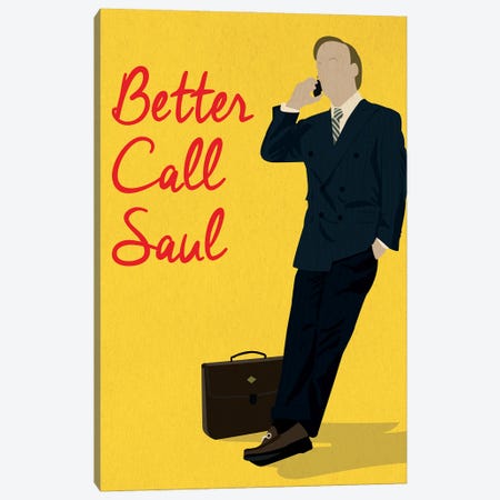 Better Call Saul Canvas Print #BRJ3} by BoRiljana Canvas Art