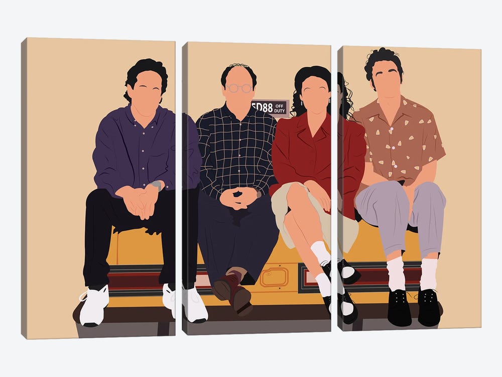 Seinfeld by BoRiljana 3-piece Canvas Art