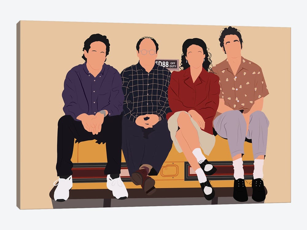 Seinfeld by BoRiljana 1-piece Canvas Artwork