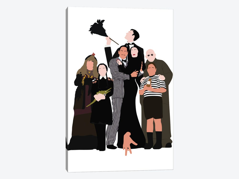 The Addams Family by BoRiljana 1-piece Art Print