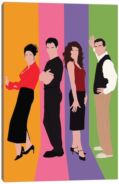 Will And Grace Canvas Art Print