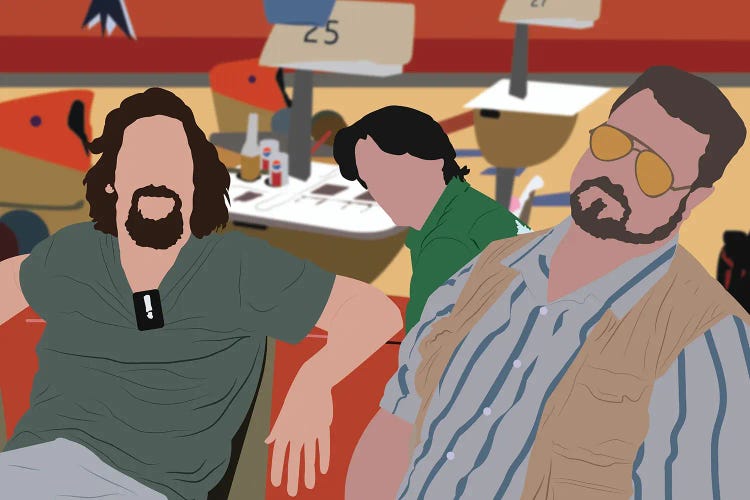 Big Lebowski, Dude, Walter And Donny