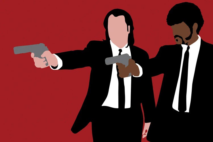 Jules And Vincent Vega Pulp Fiction