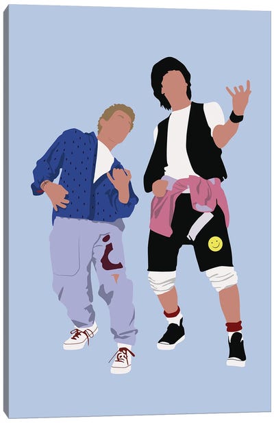 Bill And Ted Canvas Art Print - Bill & Ted (Film Series)