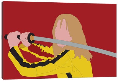 Kill Bill Canvas Art Print - Movie & Television Character Art