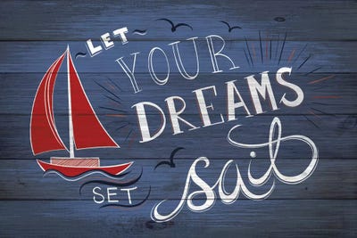 Let Your Dreams Set Sail by 5by5collective multi panel art