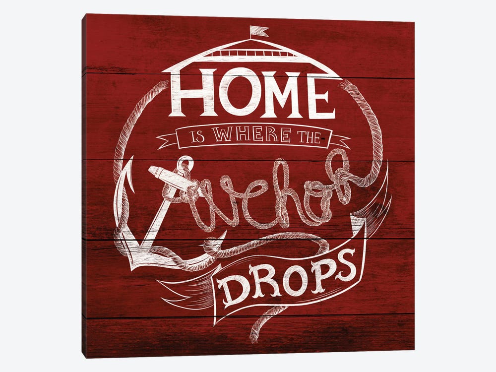 Home Is Where The Anchor Drops by 5by5collective 1-piece Art Print