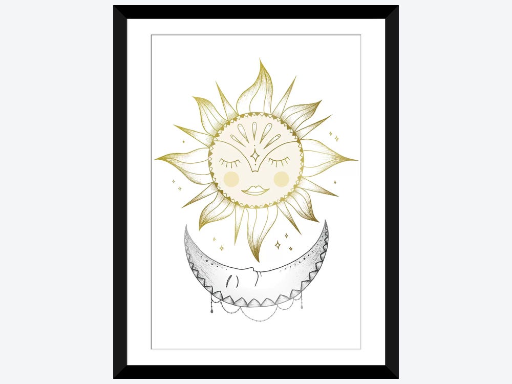 Sun & Moon Sole E Luna Giallo mask – Arba design