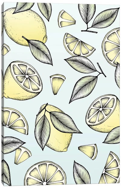 Lemon Tree Canvas Art Print - Barlena