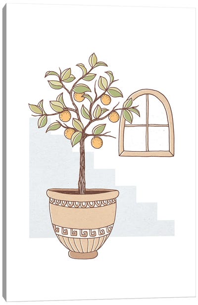 Orange Tree Canvas Art Print - Barlena