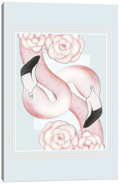 Flamingle Canvas Art Print - Flamingo Art