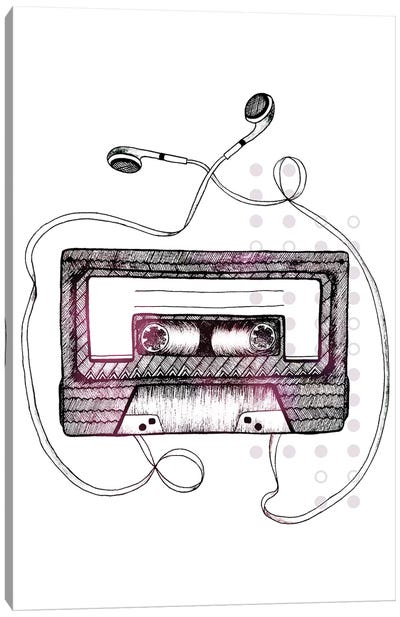 Mixtape Canvas Art Print - Cassette Tapes
