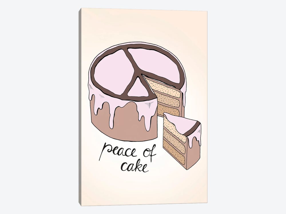 Peace Of Cake by Barlena 1-piece Canvas Artwork