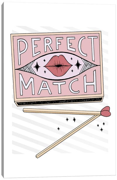 Perfect Match Canvas Art Print - Barlena
