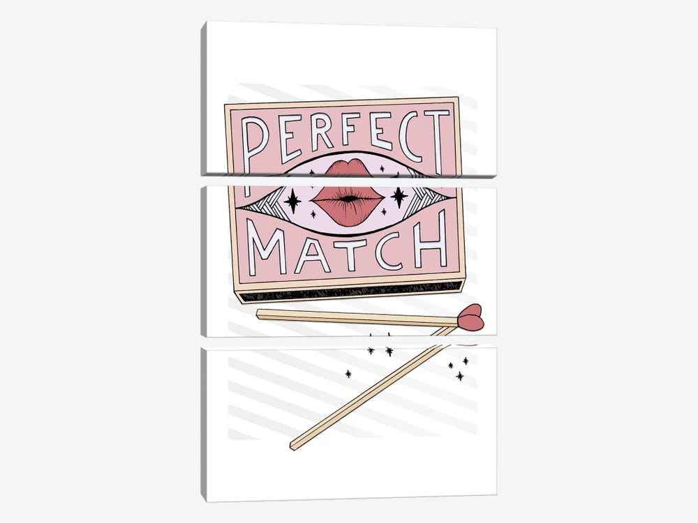 Perfect Match by Barlena 3-piece Art Print