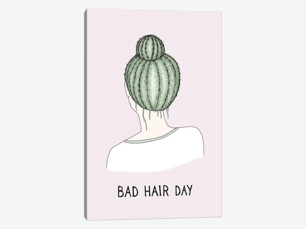 Bad Hair Day by Barlena 1-piece Canvas Print