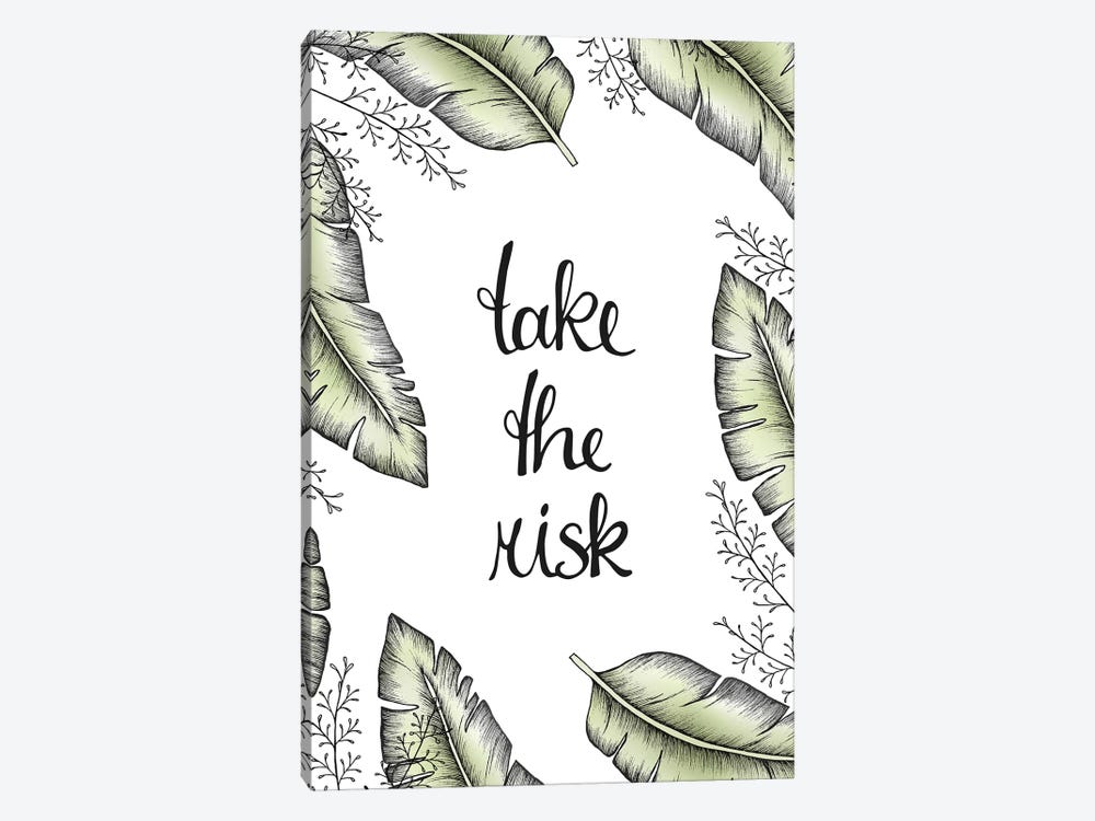 Take The Risk by Barlena 1-piece Canvas Wall Art