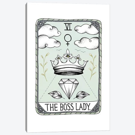 The Boss Lady Canvas Print #BRL60} by Barlena Canvas Art Print
