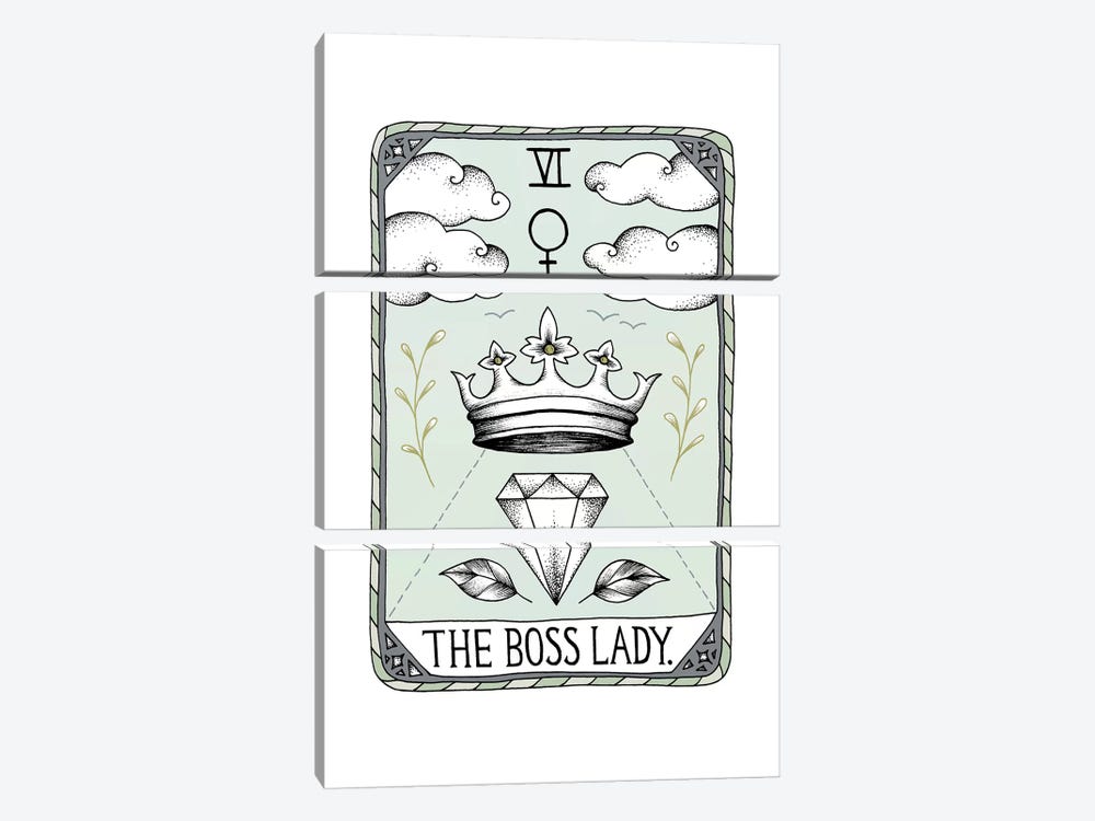 The Boss Lady by Barlena 3-piece Canvas Artwork