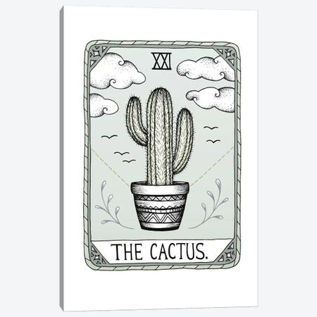 The Cactus Canvas Print #BRL61} by Barlena Canvas Print
