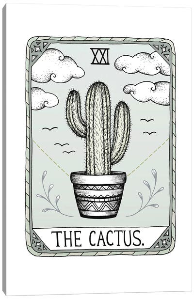 The Cactus Canvas Art Print - Barlena