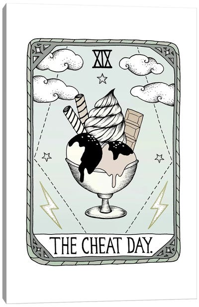 The Cheat Day Canvas Art Print - Ice Cream & Popsicle Art