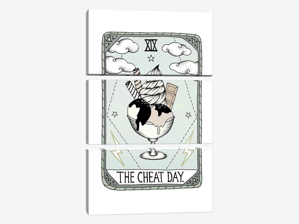 The Cheat Day by Barlena 3-piece Canvas Art
