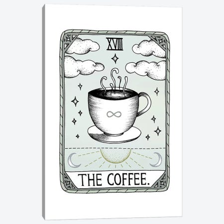 The Coffee Canvas Print #BRL63} by Barlena Art Print
