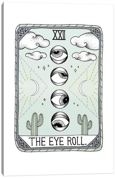 The Eye Roll Canvas Art Print - Eyes