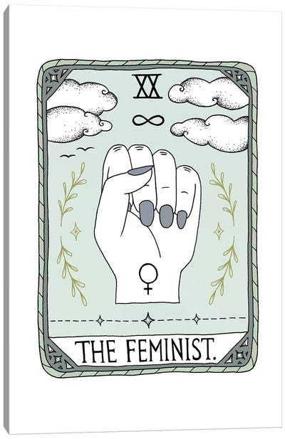The Feminist Canvas Art Print - Barlena