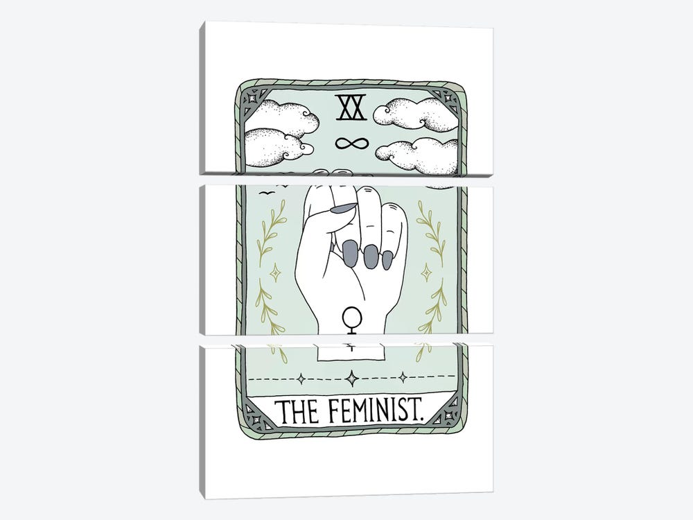 The Feminist by Barlena 3-piece Art Print