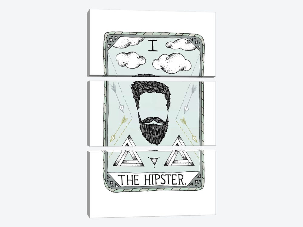 The Hipster by Barlena 3-piece Canvas Artwork