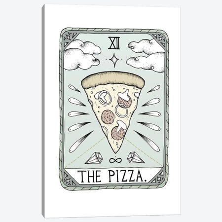The Pizza Canvas Print #BRL74} by Barlena Canvas Print