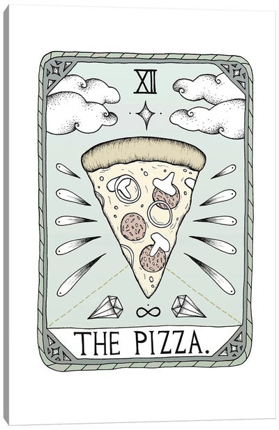 The Pizza Canvas Art Print - Barlena