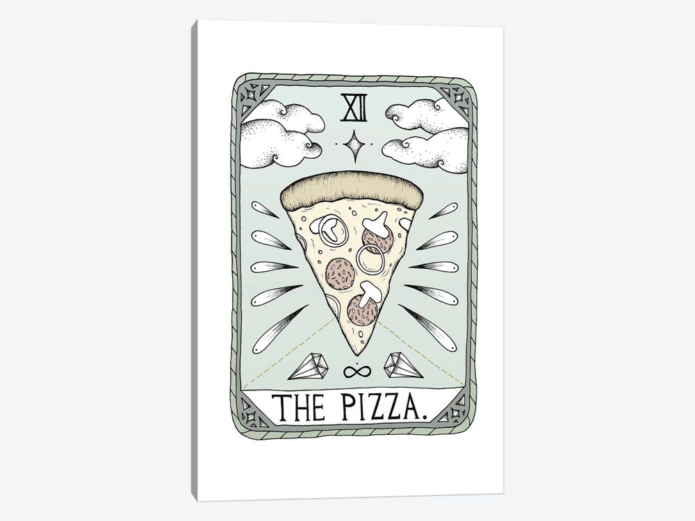 The Pizza by Barlena 1-piece Art Print