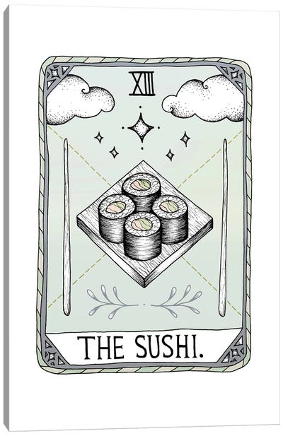 The Sushi Canvas Art Print - International Cuisine Art