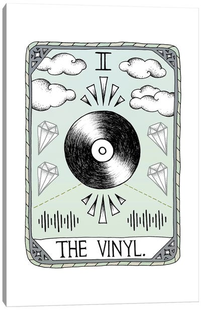 The Vinyl Canvas Art Print - Barlena