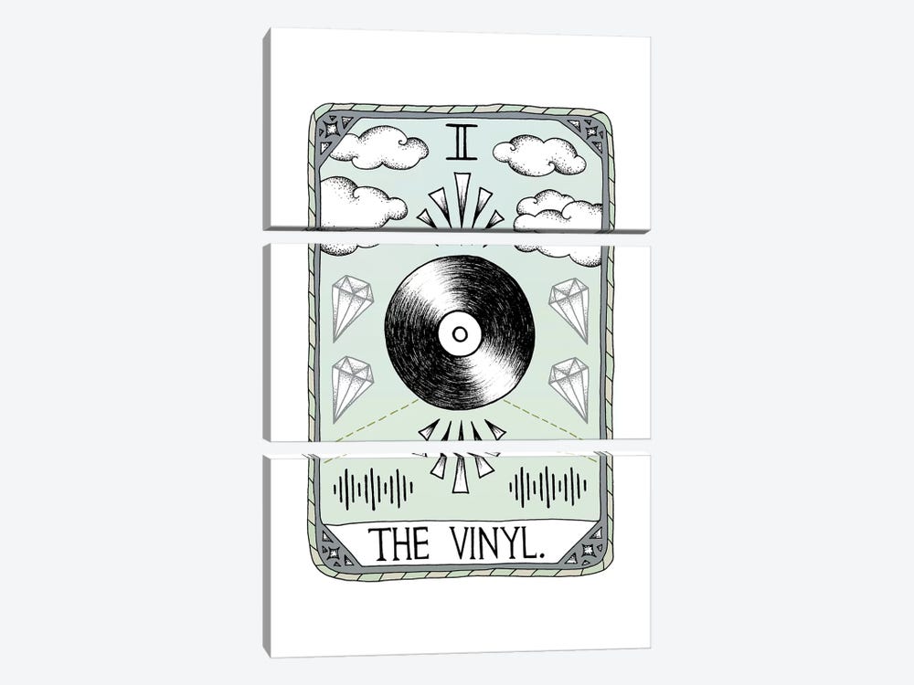 The Vinyl 3-piece Canvas Artwork