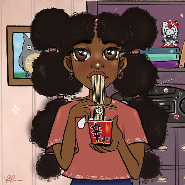 Fictional Characters: Ramen Girl by Bri Pippens