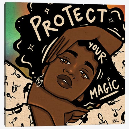 Protect Your Magic Canvas Print #BRP115} by Bri Pippens Canvas Artwork